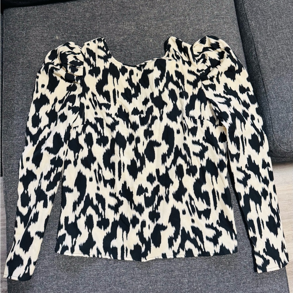 Stylish Black and White Women's Top